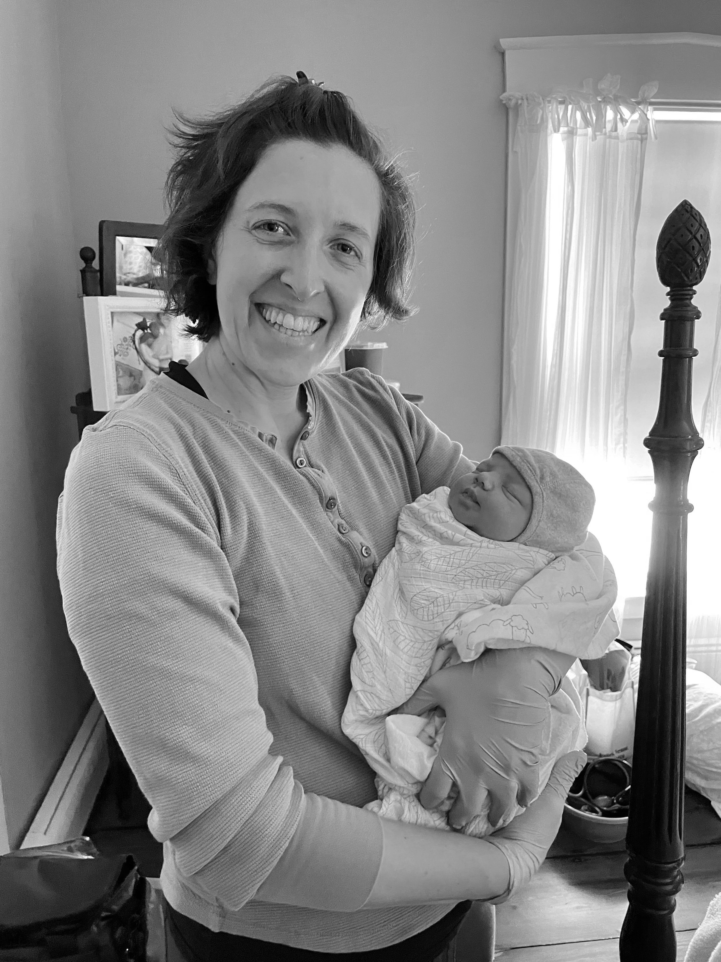  “The care and love Alison gave to our family during our time of guidance was overwhelming. She turned into our family, our friend and gave us the confidence to have a strong, healthy, happy pregnancy and birth at home in our birth tub. She assured u