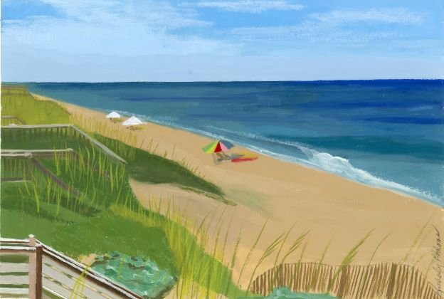 Inner Peace at the Outer Banks 9 x 6 in Original and Prints available
