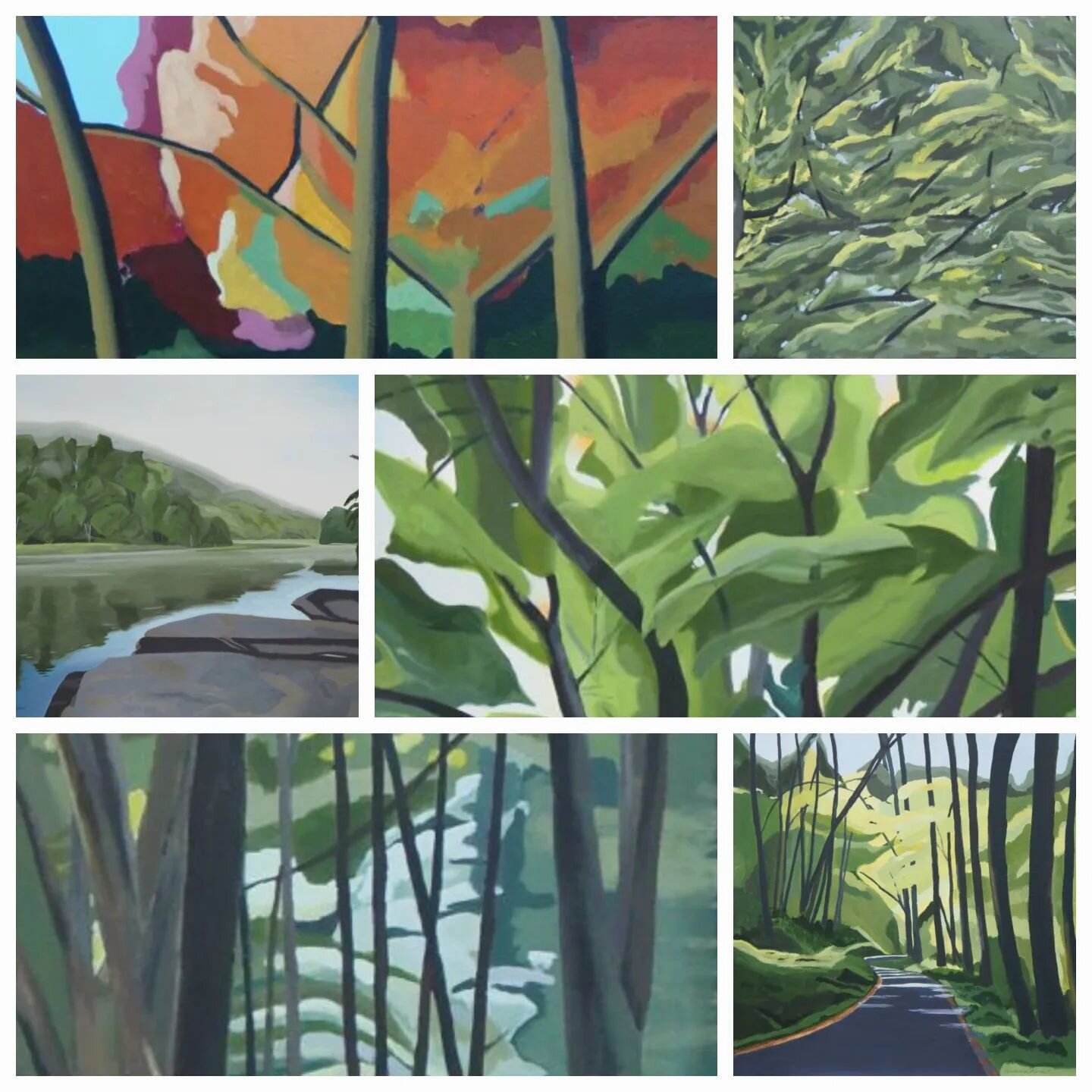 I'm excited to announce my Trees and Forest Collection - my first large scale painting collection. Been working on this for most of 2022. They are all up on my site now. I've also decided to offer prints of these paintings concurrently with the origi