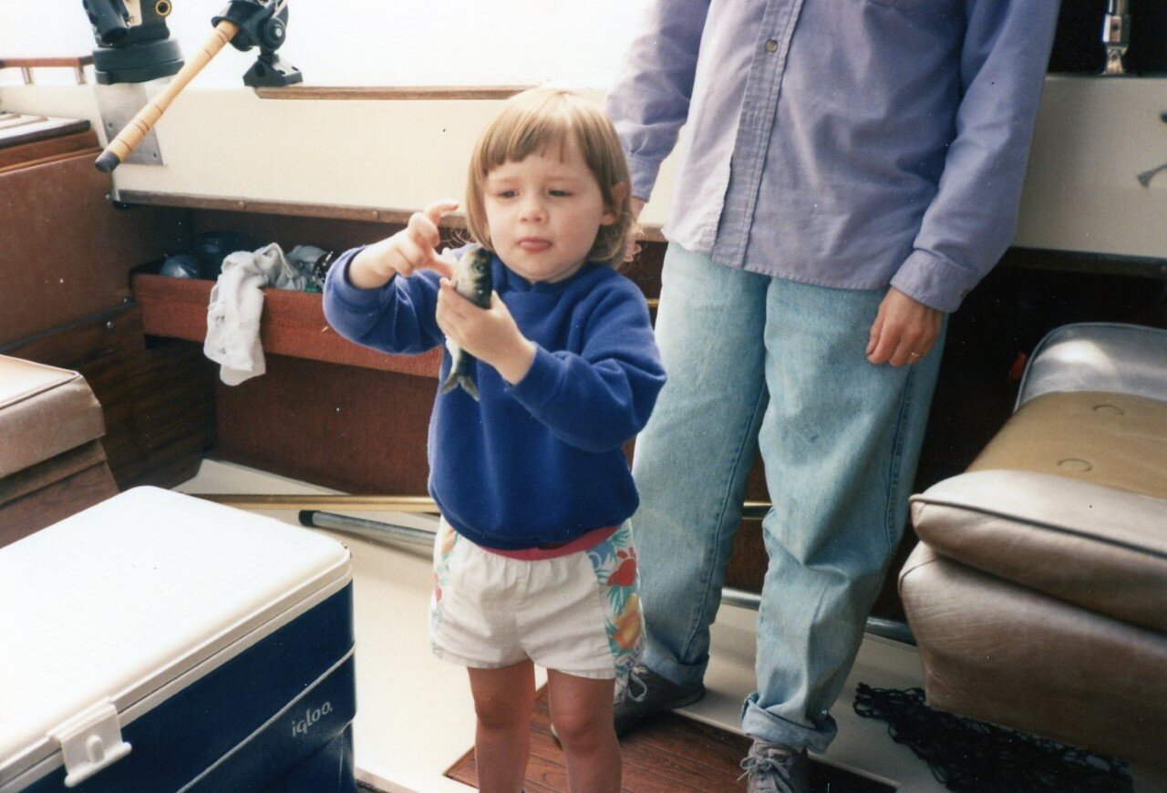Marina with herring 1991.jpg