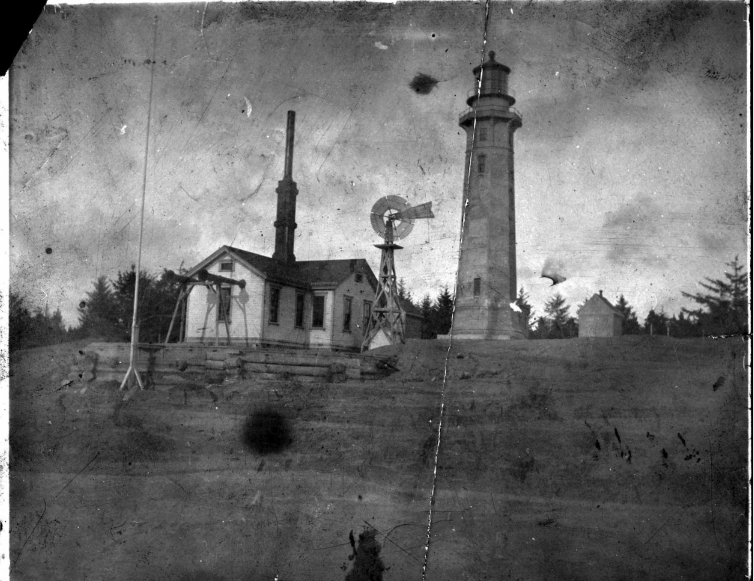 Light house and foghorn station — circa 1910