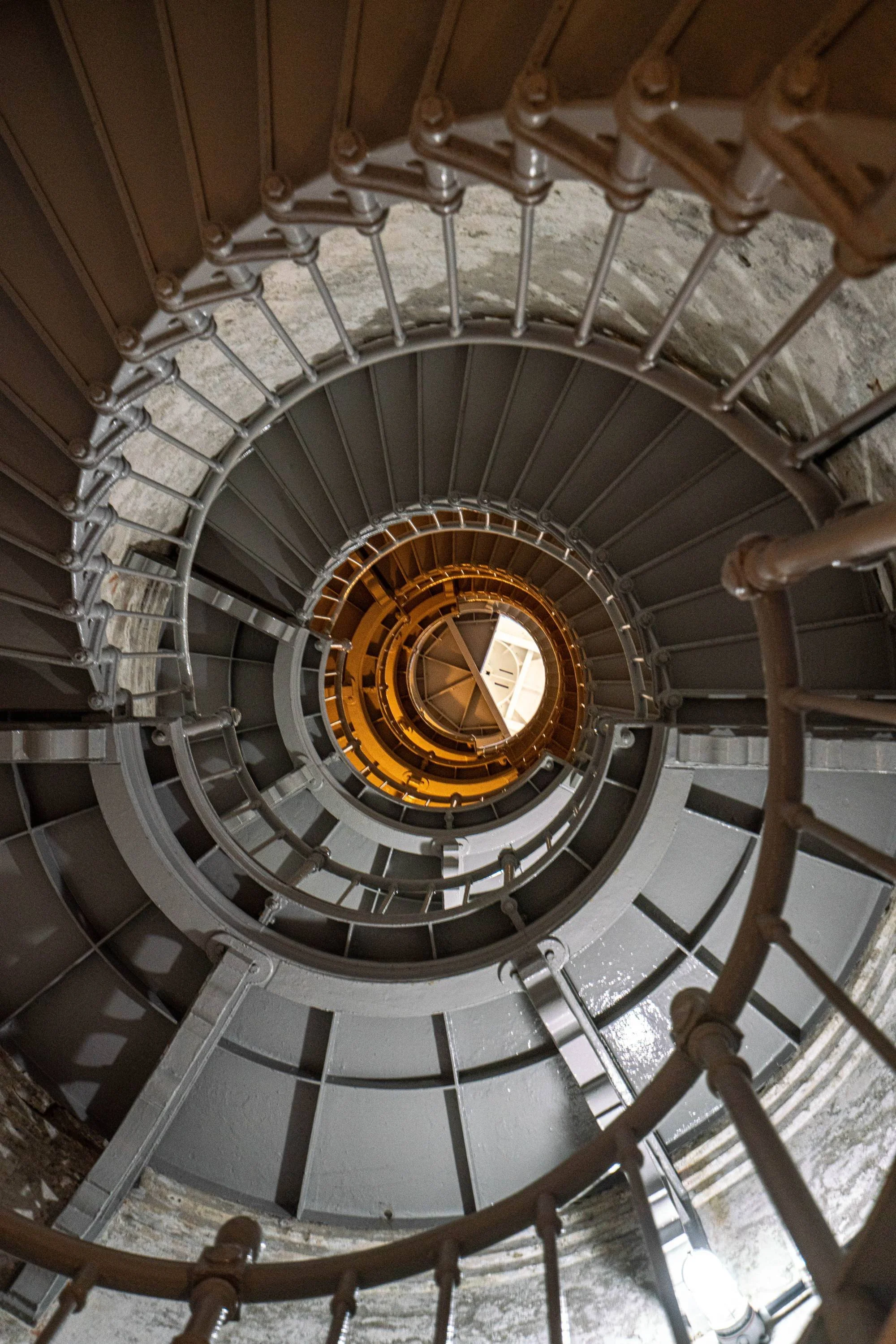 Grays harbor lighthouse internal spiral stairs