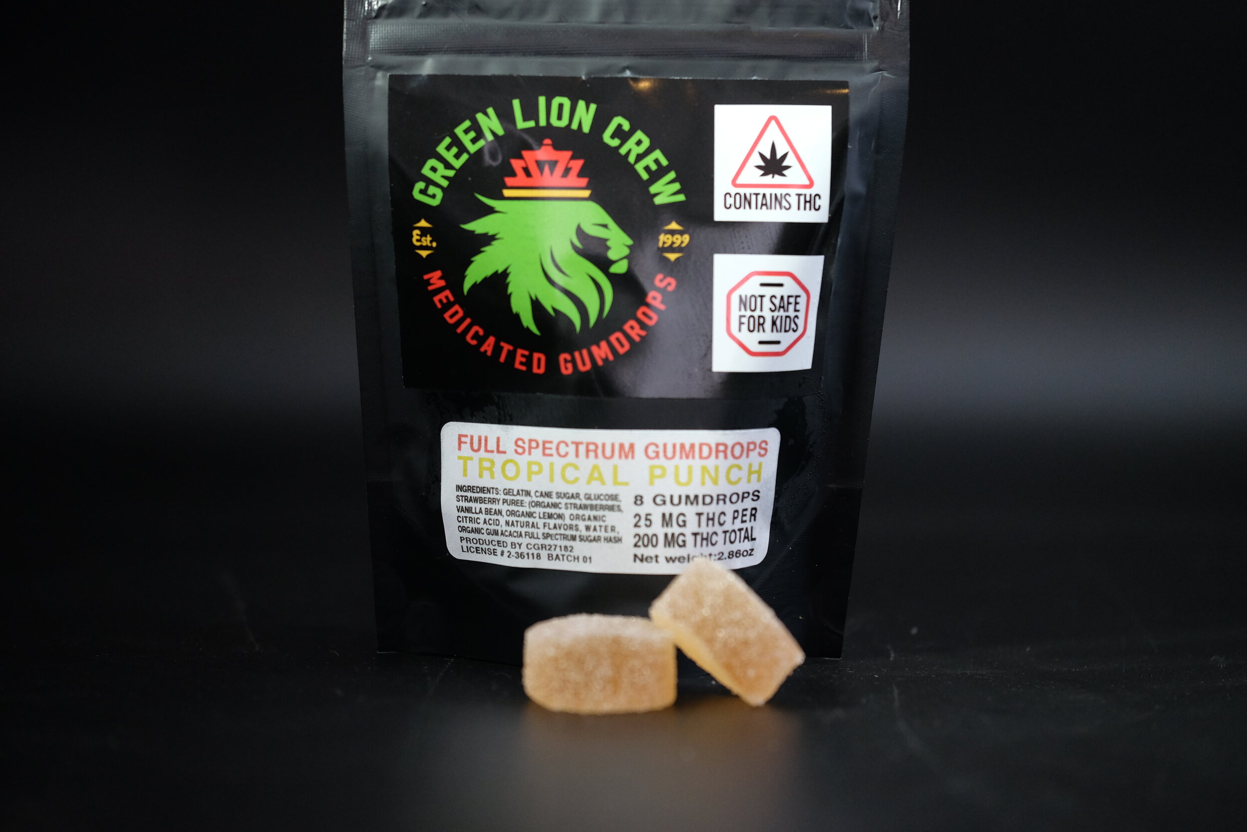 200mg Full Spectrum Tropical Punch Gummies