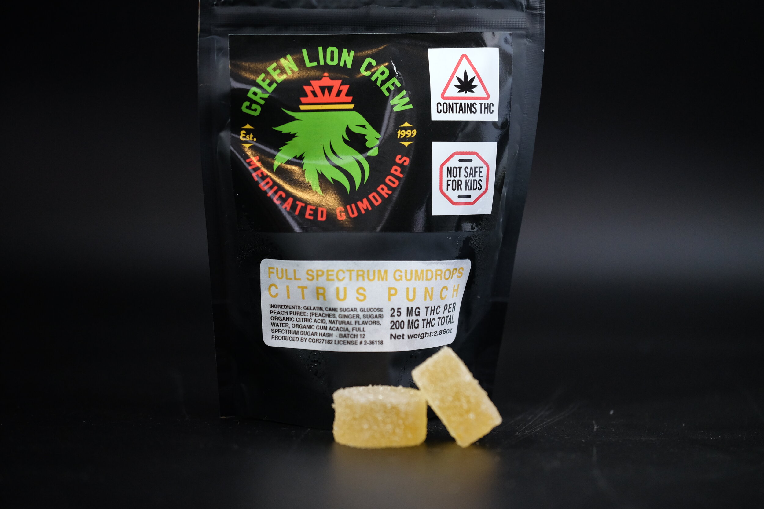 200mg Full Spectrum Citrus Punch Gummies