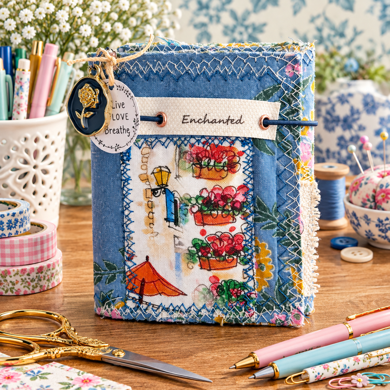 Stitched Notebook - Enchanted
