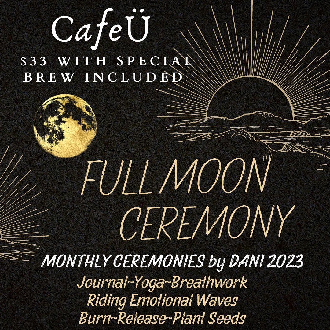 👀 Ashley @cafeucoffee ☕️ in Mineola, Texas &amp; I have dates &amp; times 🕰️ for more monthly outdoor Moon 🌕 Ceremonies in 2023 beginning in March! ✨ 

✍️ Mark your calendars 🗓️ so you can transform ✨ with us!!! Come early to get settled in if yo
