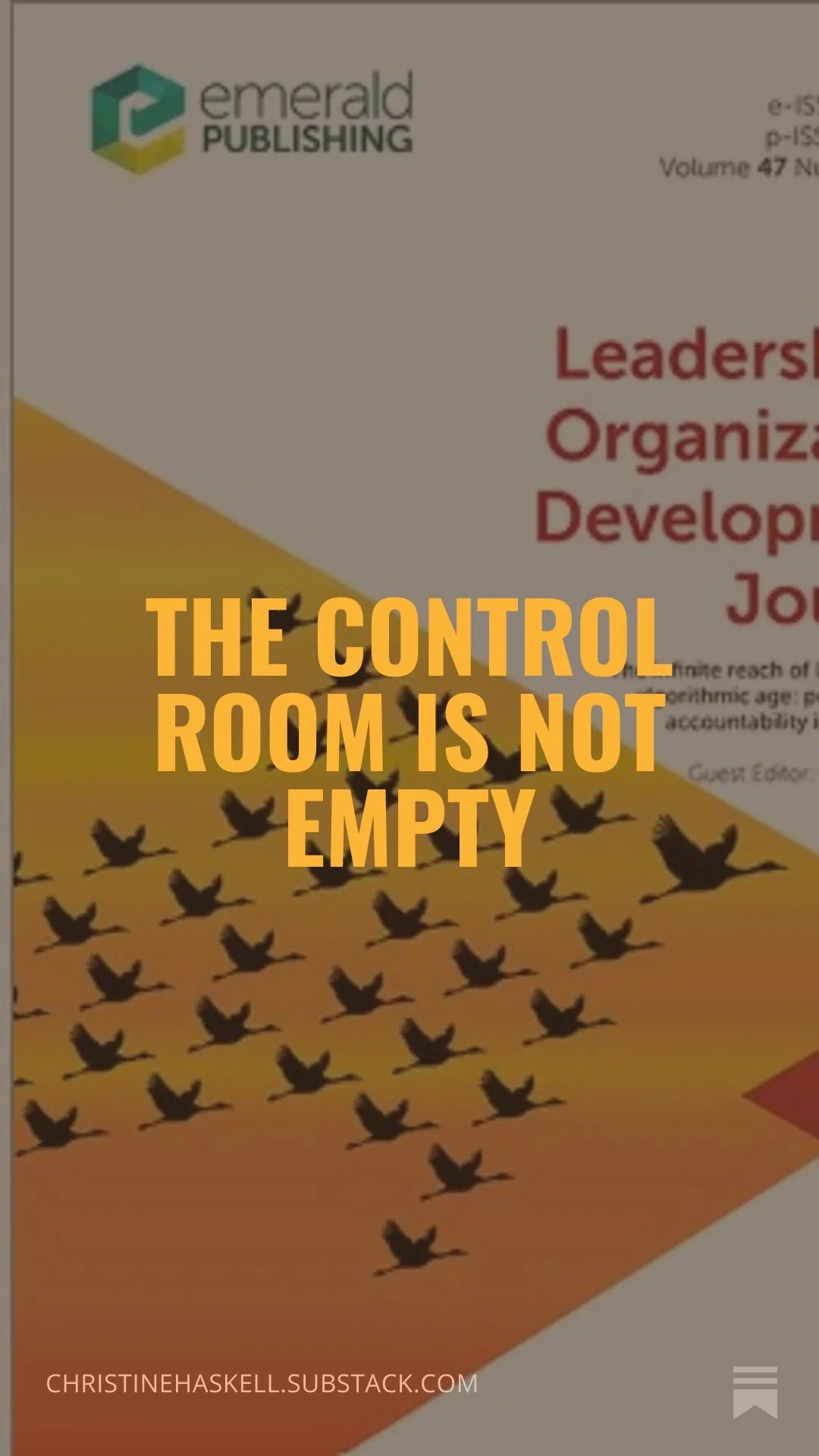 The Control Room Is Not Empty