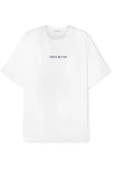 NINETY PERCENT <strong>DRESS BETTER TSHIRT</strong><span>$75</span>