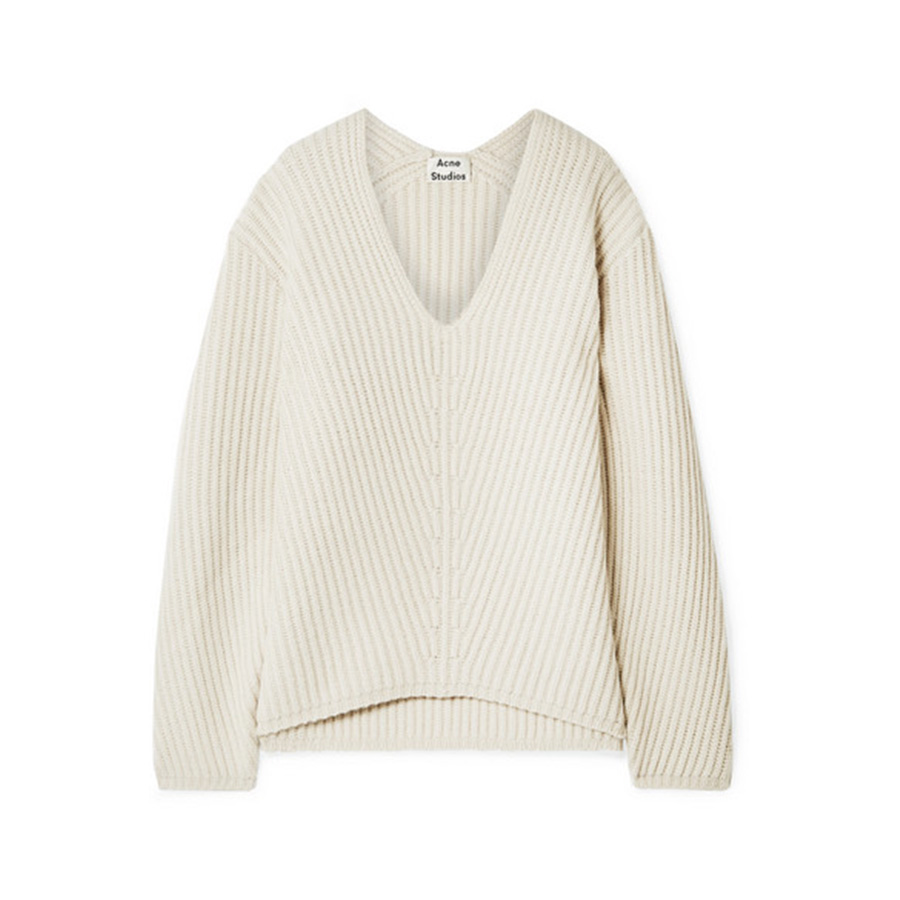 ACNE STUDIOS&lt;strong&gt;DEBORAH RIBBED SWEATER&lt;/strong&gt;&lt;span&gt;$390&lt;/span&gt;