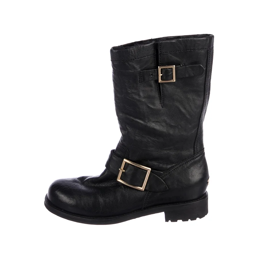 JIMMY CHOO<br><strong>BIKER BOOT</strong><br><span>$475</span>