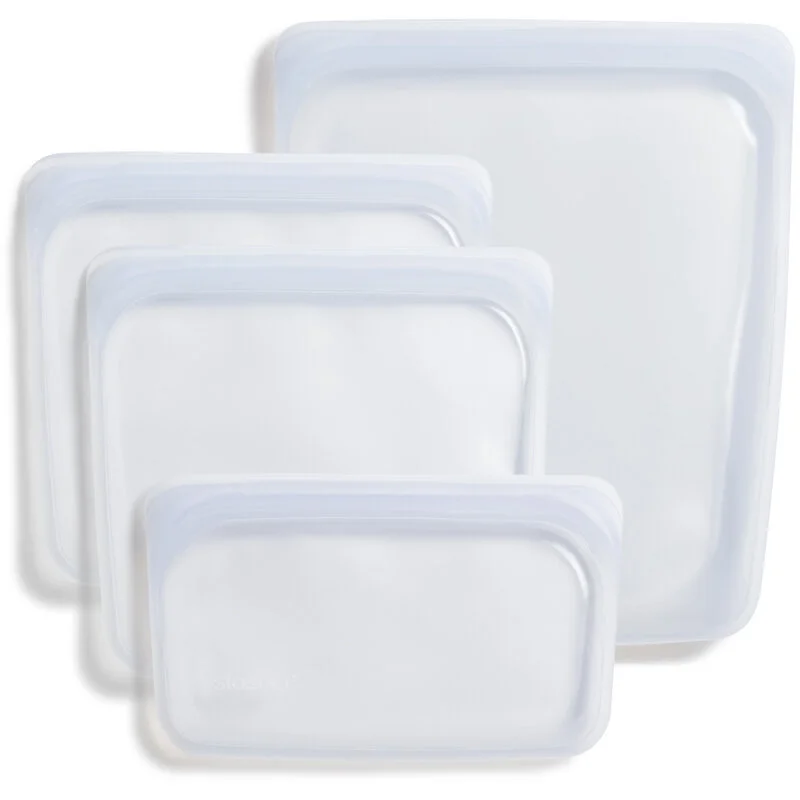 STASHER<br><strong>SILICONE REUSABLE BAGS</strong><br><span>$12.00</span>