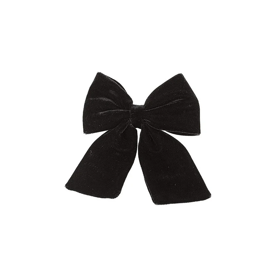 MEELA<br><strong> BLACK VELVET HAIR BOW</strong><br><span>$6</span>