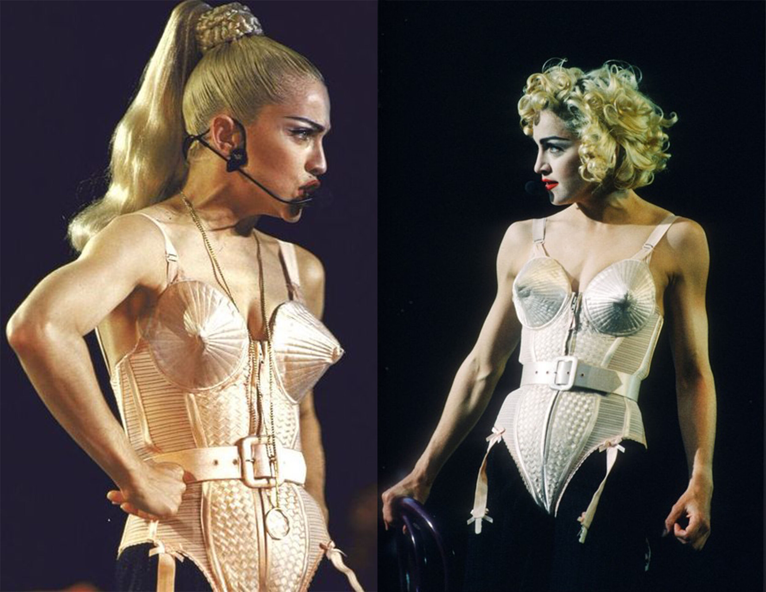 The story behind Madonna's iconic Jean Paul Gaultier cone bra - MadonnaNed