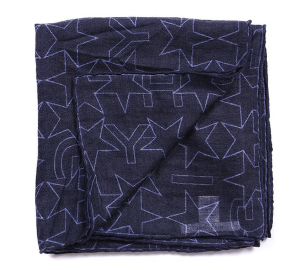 GIVENCHY STAR PRINT CASHMERE STOLE - SECOND HAND VESTIAIRE COLLECTIVE £304.71