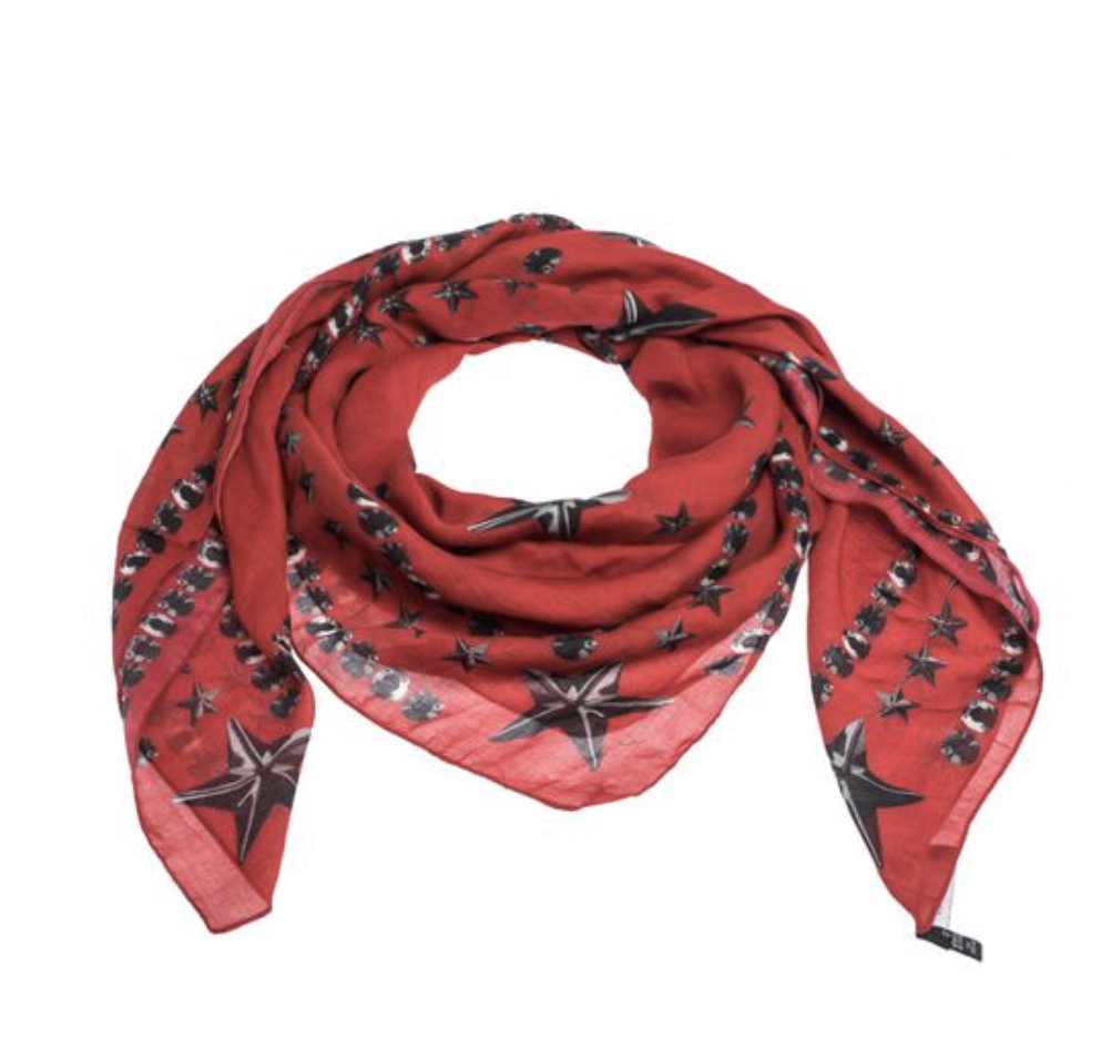 GIVENCHY STAR PRINT SCARF - SECOND HAND VESTIAIRE COLLECTIVE£218.75