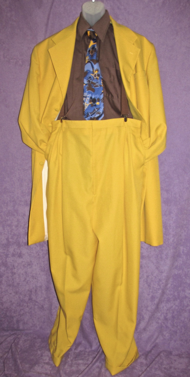 VINTAGE 1990'S CANARY MAN SUIT- SECOND HAND £169.90