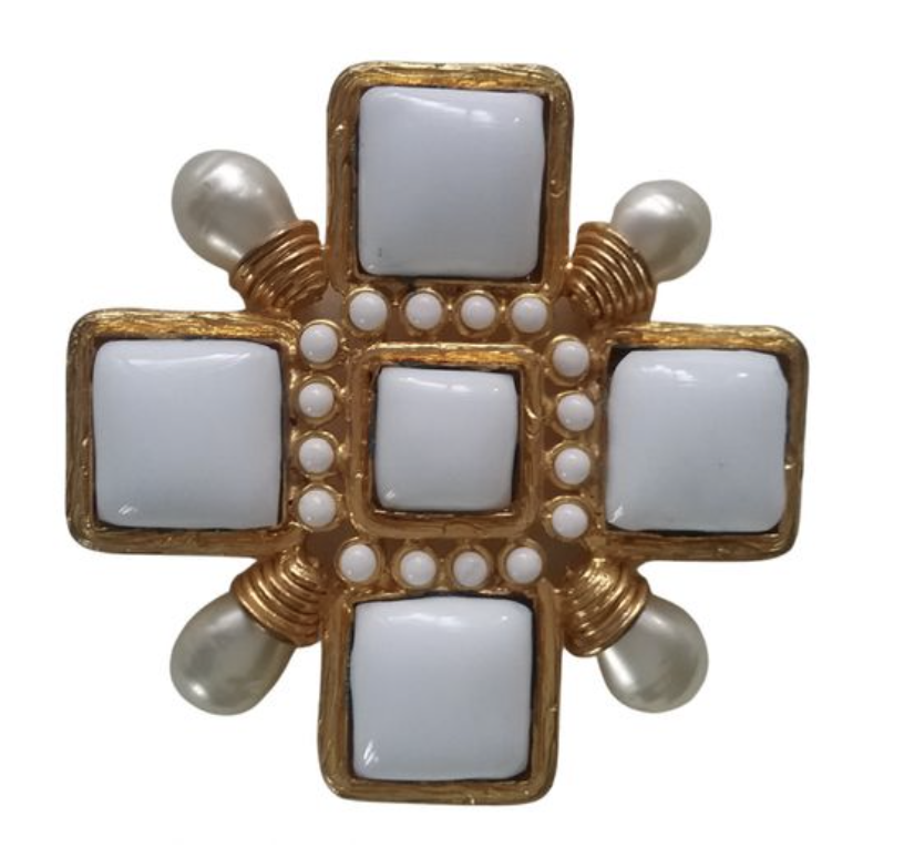 CHANEL HAUTE COUTURE.   VINTAGE BROOCH, HAUTE COUTURE SUMMER 1992 COLLECTION - £3,311.01