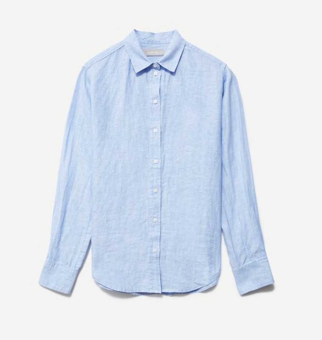 EVERLANE The Linen Relaxed Shirt Price includes duties and VAT £56