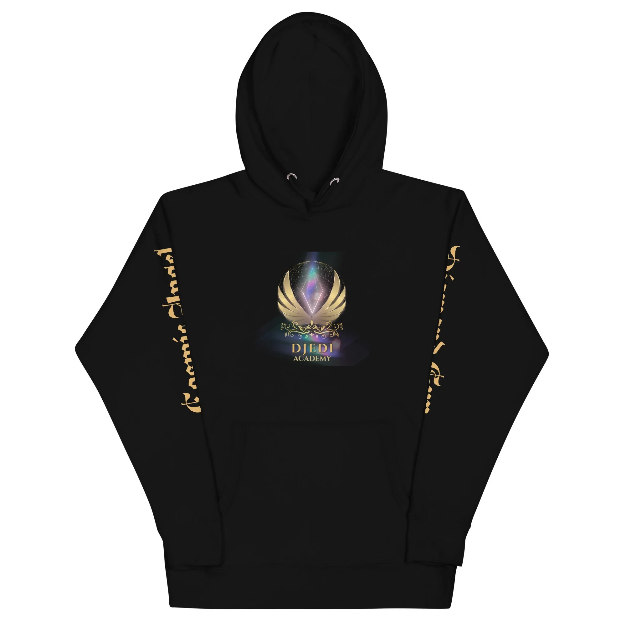 Djedi Hoodie - Diamond Sun (left arm) Cosmic Angel (right arm)