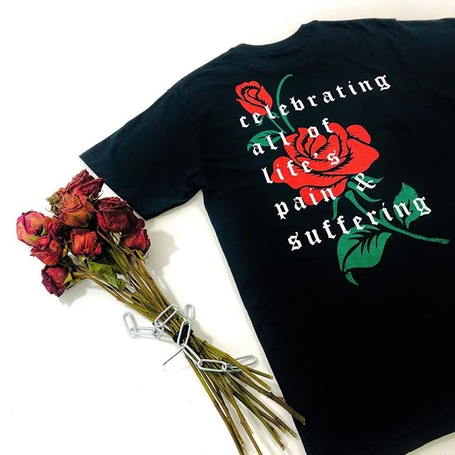 Massive thank you to everyone who celebrated yesterday with us on our new website &amp; seasonal release!🥀 RAIZ &ldquo;Celebrating&rdquo; Tee is available exclusively online!🌎 www.raizforever.com
