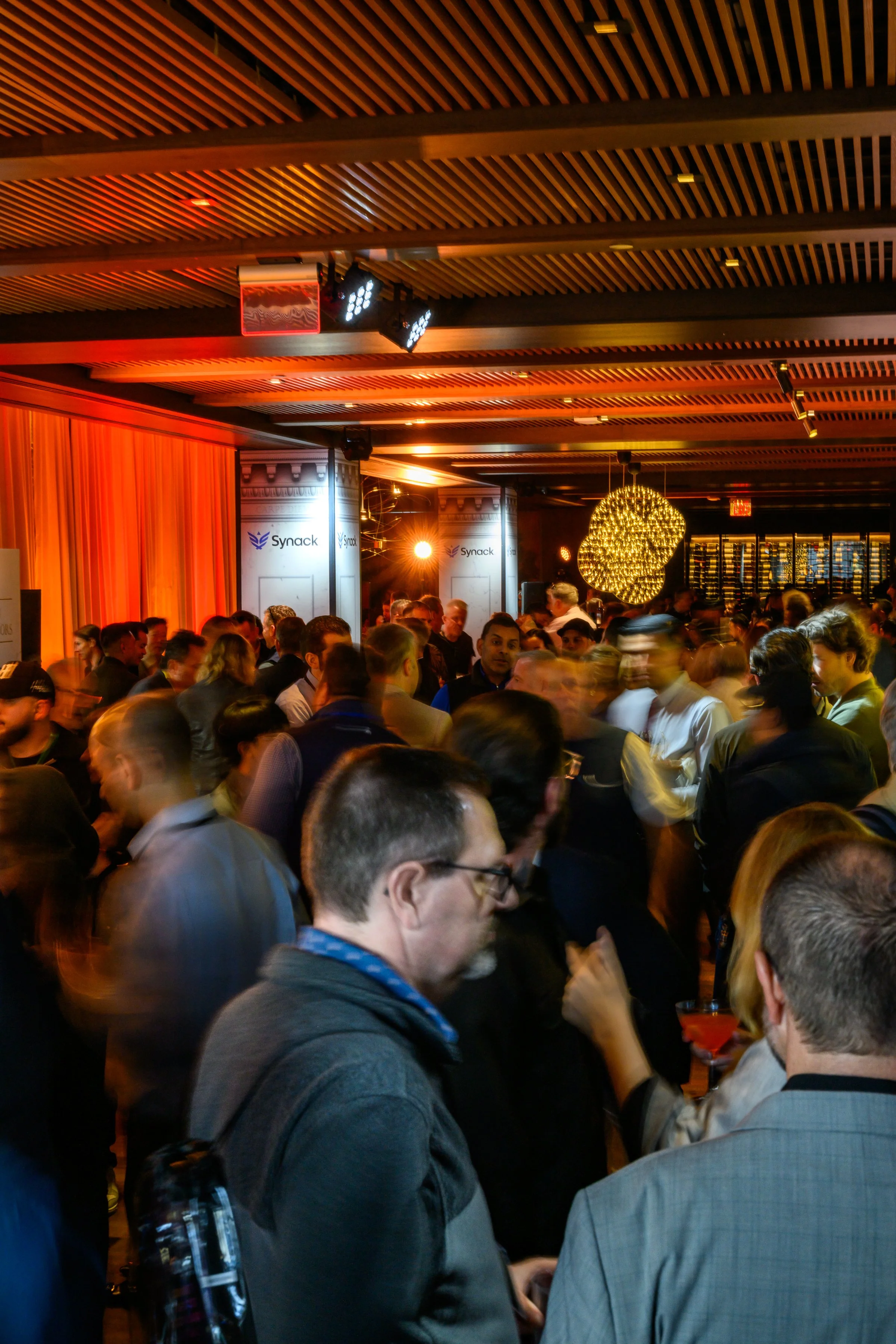 A large number of visitors were engaged in the meaningful conversations.
