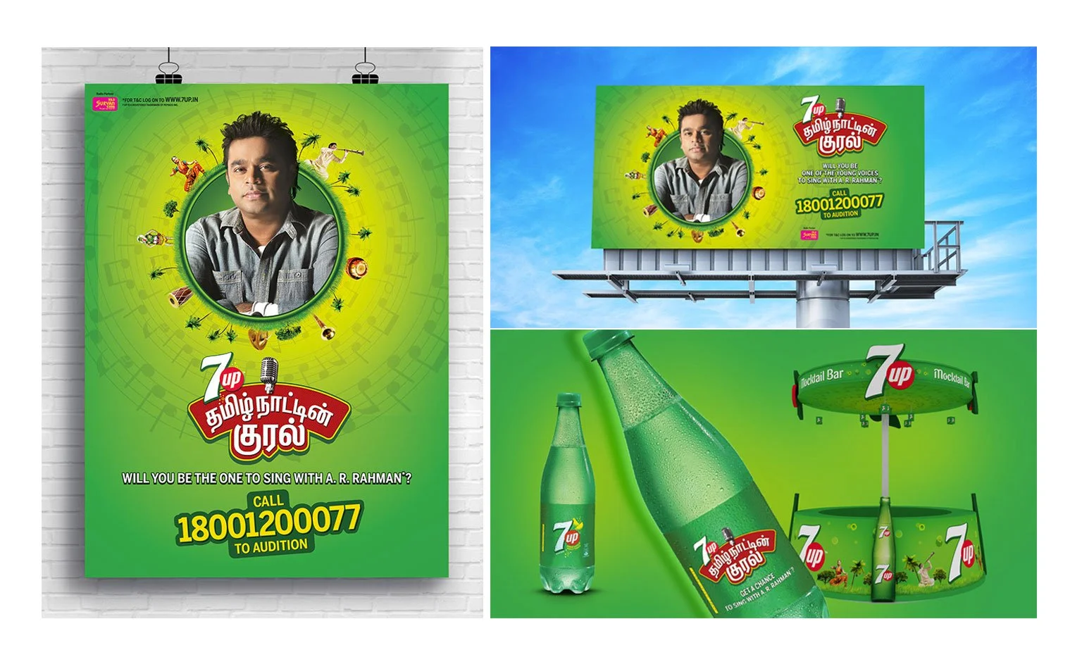 7UP Thamizh Naattin Kural with A.R.Rahman | Biggest Voice Hunt