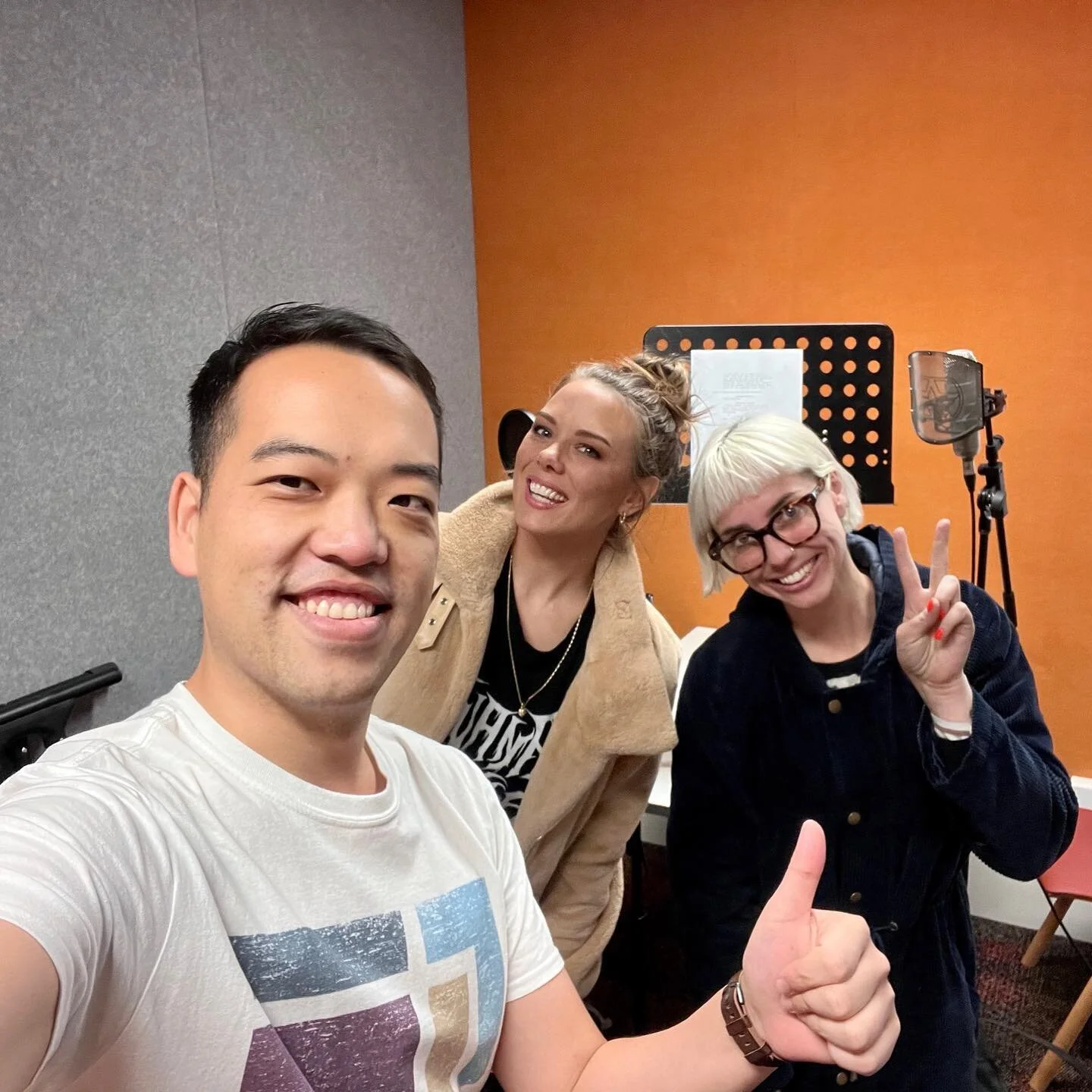 Recording the finale with the incredible @kahli.williams and legendary @maddytyers!!