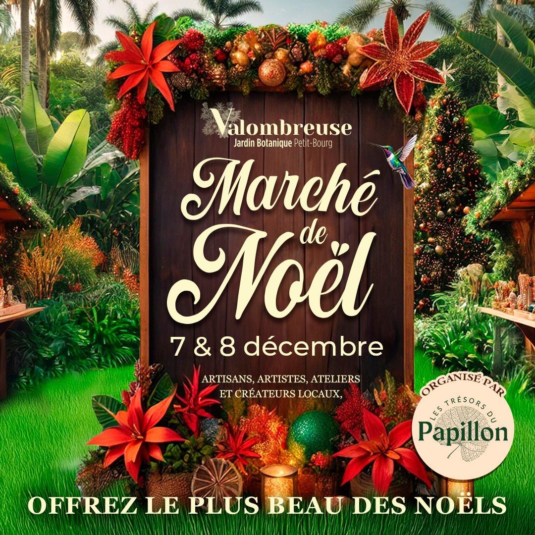 🎄✨𝐋𝐞 𝐌𝐚𝐫𝐜𝐡𝐞́ 𝐝𝐞 𝐍𝐨𝐞̈𝐥 𝐝𝐞 𝐕𝐚𝐥𝐨𝐦𝐛𝐫𝐞𝐮𝐬𝐞 𝐫𝐞𝐯𝐢𝐞𝐧𝐭! ✨🎄
Bereiten Sie sich darauf vor, am 7. und 8. Dezember im Jardin de Valombreuse ein magisches Weihnachtsfest zu erleben!
Auf dem Programm stehen lokale Kunsthandwerker, kreati