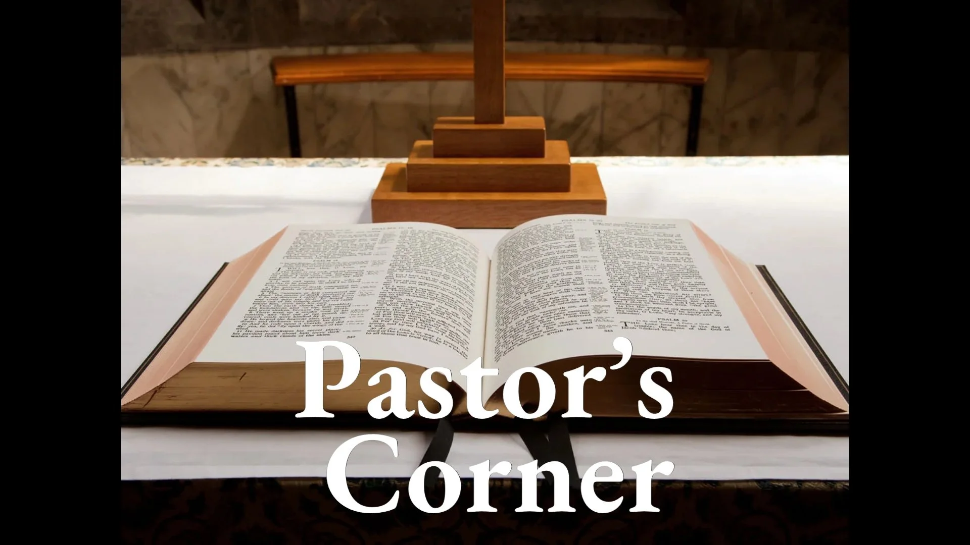 Pastors' Corner