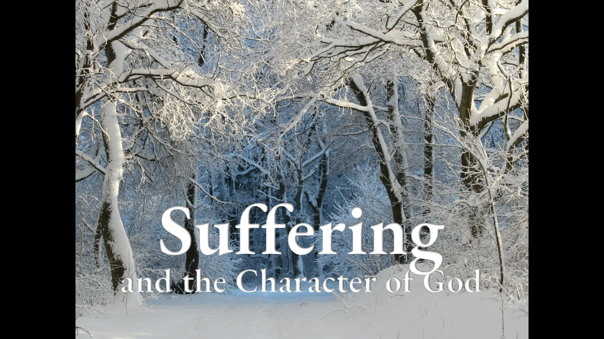 Suffering & God