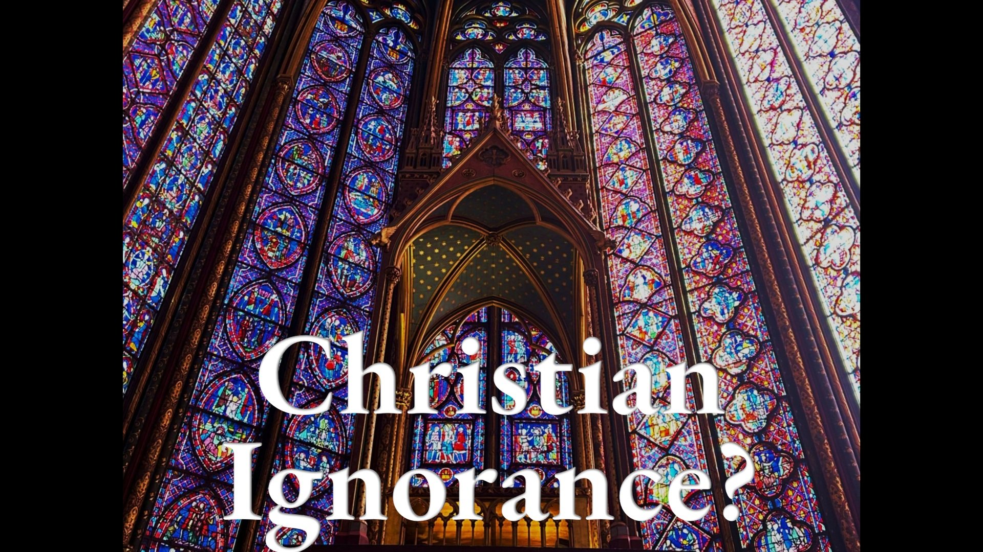 Ignorance?