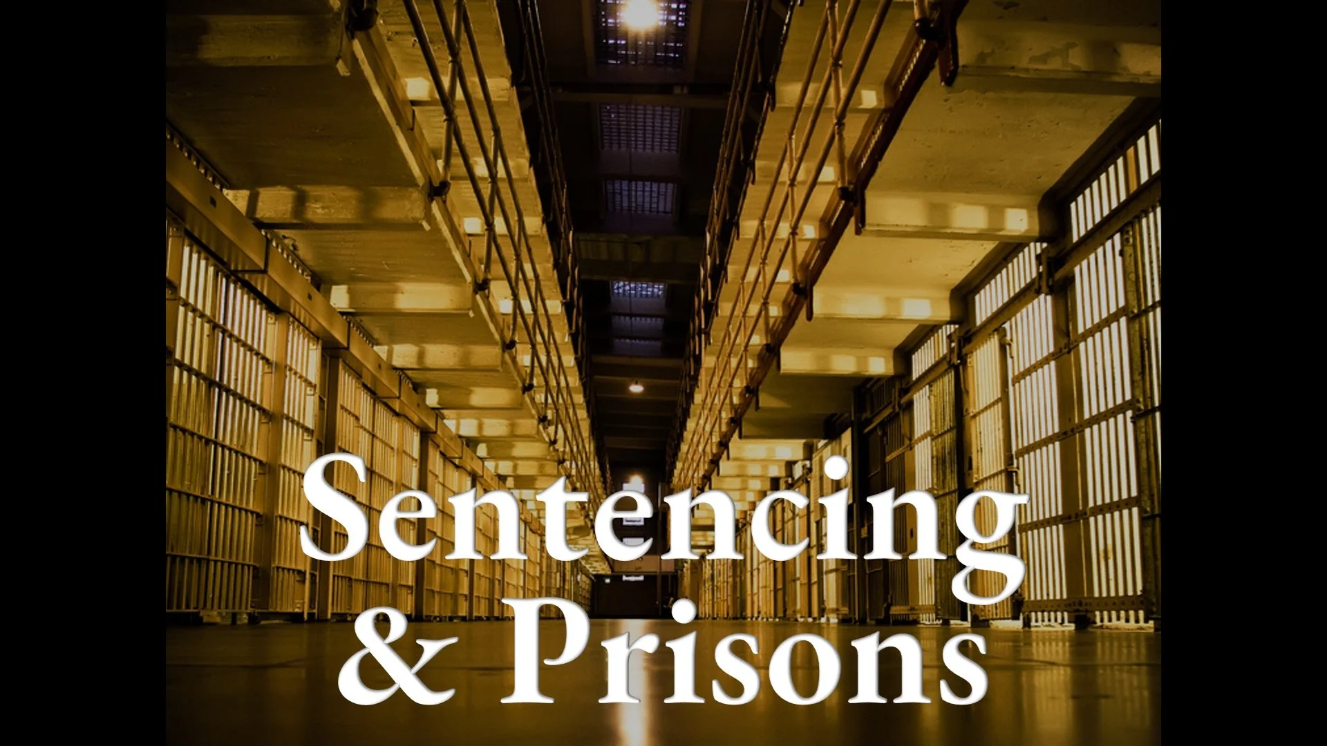 Sentencing &amp; Prisons