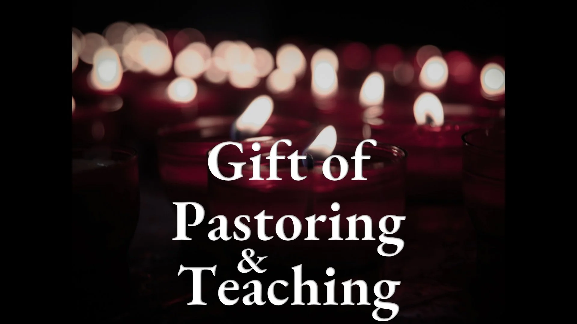 Pastoring, Teaching