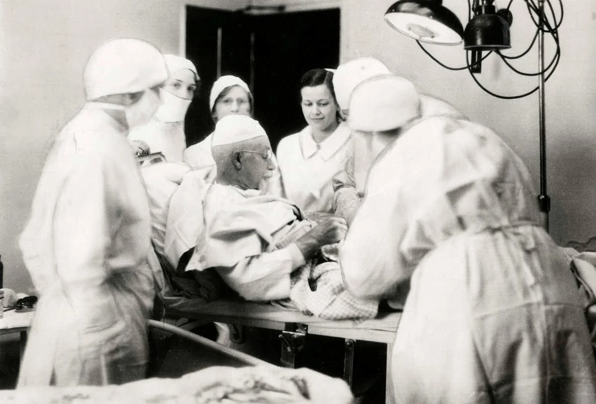 Jesus Heals Human Evil By Being Both Surgeon and Patient