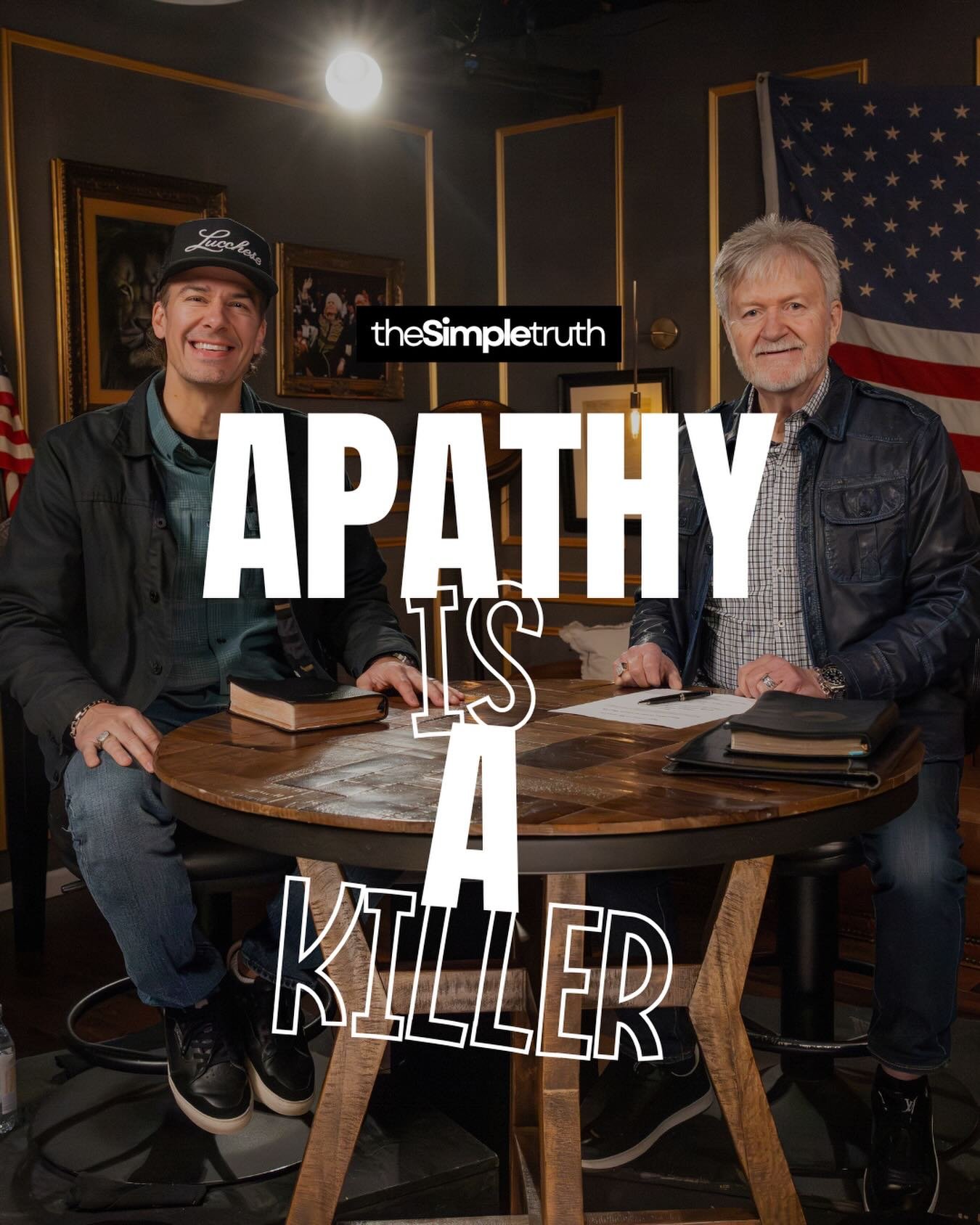 Apathy kills! Choose to be all in!!! Join Dr. Dean and Pastor Greg live Monday-Friday at 11am MST for The Simple Truth! Watch on YouTube and X: chooselife CHURCH