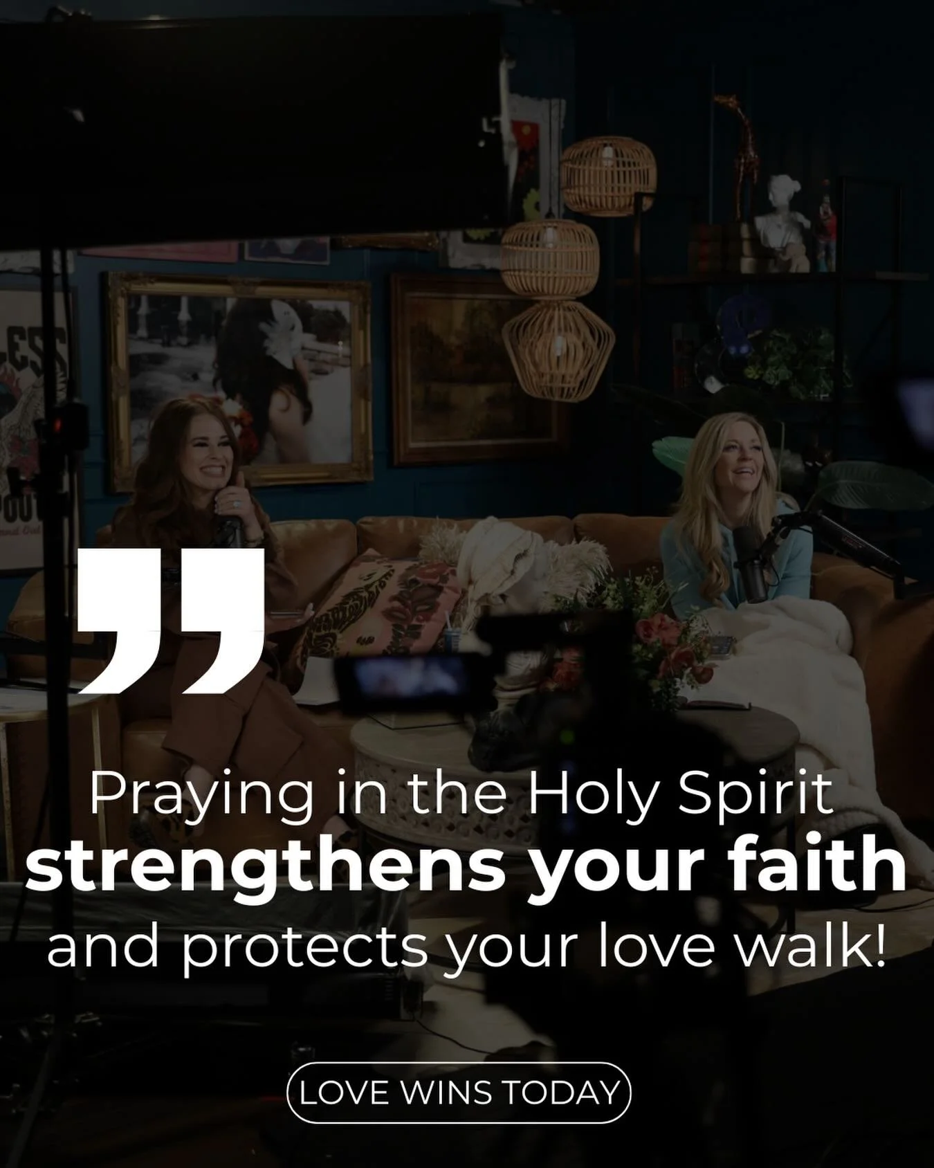 Pray in the Holy Spirit today and walk in power!!! Join Pastor Charity and Pastor Faith live next week for Love Wins Today! Monday-Friday @ 7:30am MST on YouTube and X: chooselife CHURCH