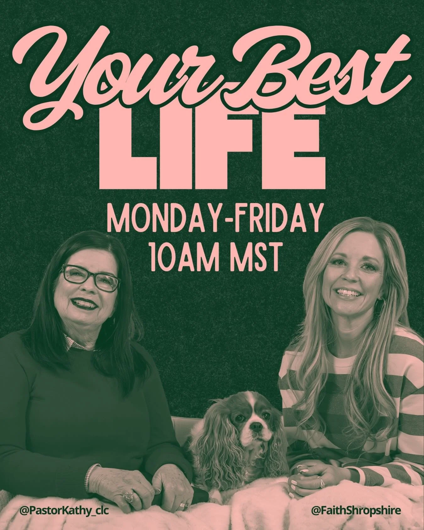 Join us live all next week with Your Best Life, Monday-Friday at 10am MST! Watch live on YouTube or X: chooselife CHURCH