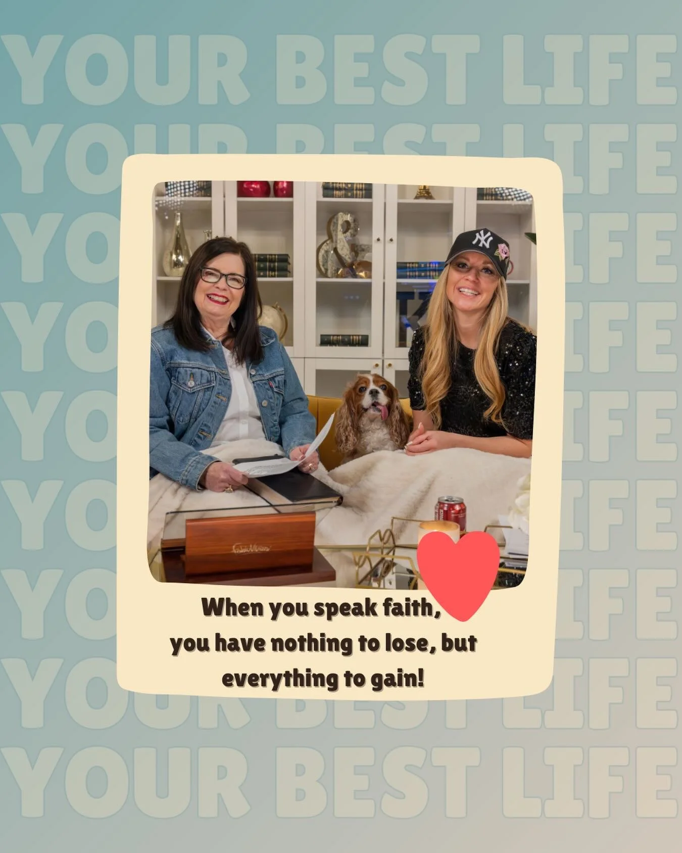 Speak faith!!! Go higher and higher! Join Dr. Kathy and Pastor Faith live at 10am MST for Your Best Life! Live on YouTube and X: chooselife CHURCH