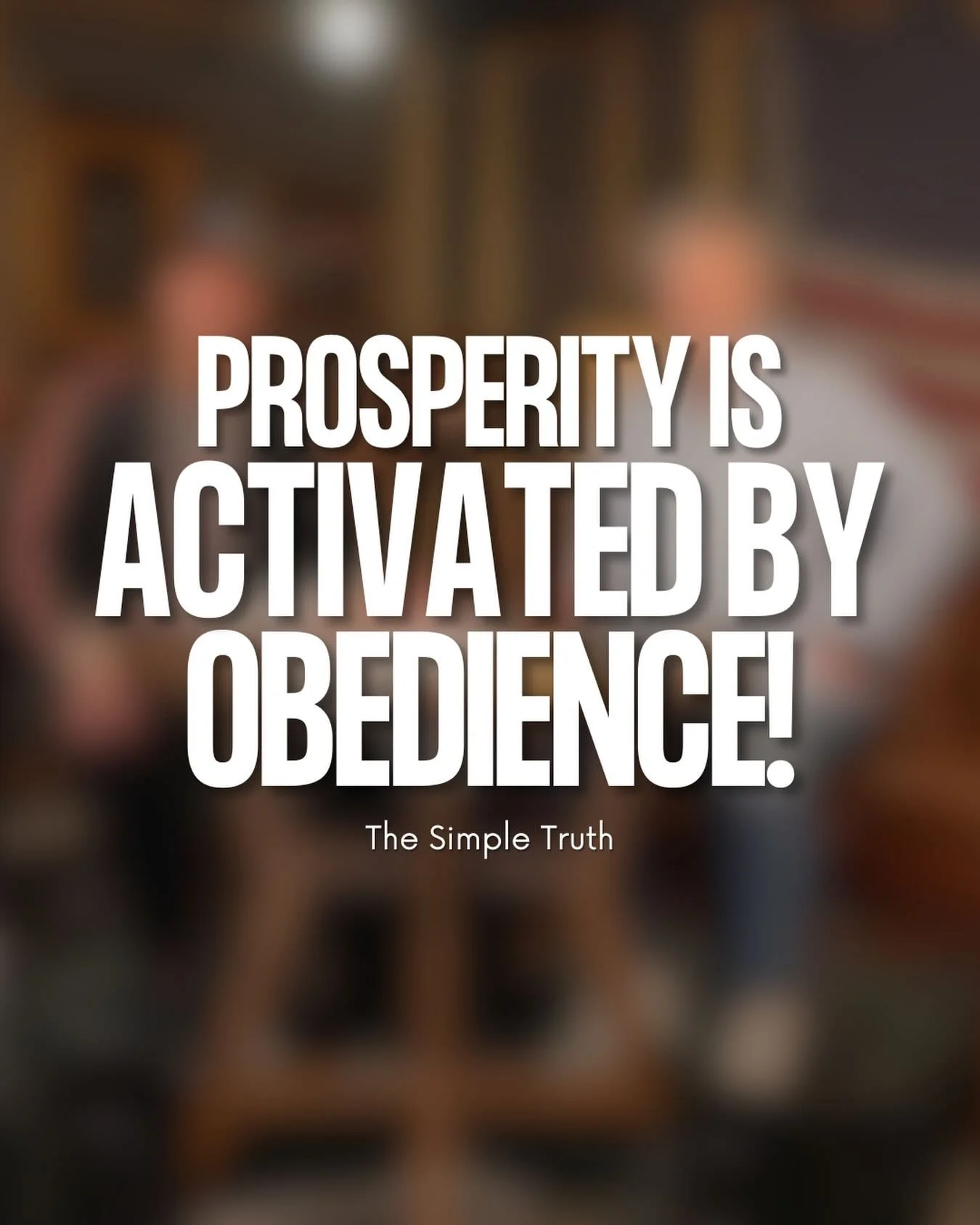 Obedience brings blessings!! Join Dr. Dean and Pastor Greg live for The Simple Truth at 11am MST! Live on YouTube and X: chooselife CHURCH