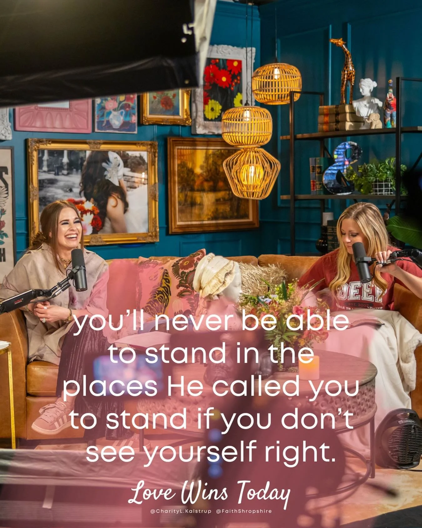 How do you see you? It matters!! Join Pastor Charity and Pastor Faith for Love Wins Today, Monday-Friday at 7:30am MST! Live on YouTube and X: chooselife CHURCH