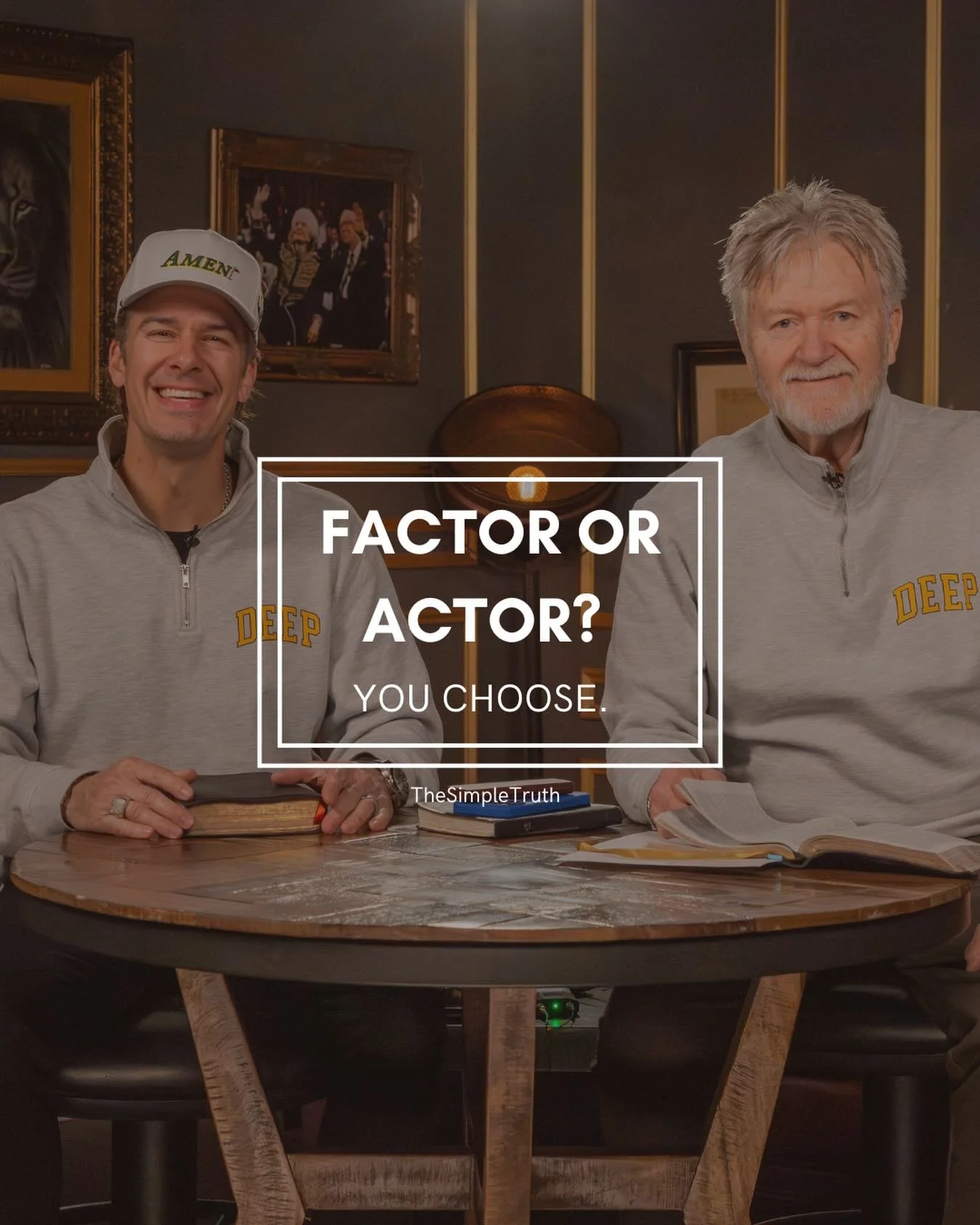 Which will you be? Join Dr. Dean and Pastor Greg for The Simple Truth! Monday-Friday at 11am MST! Live on YouTube and X: chooselife CHURCH