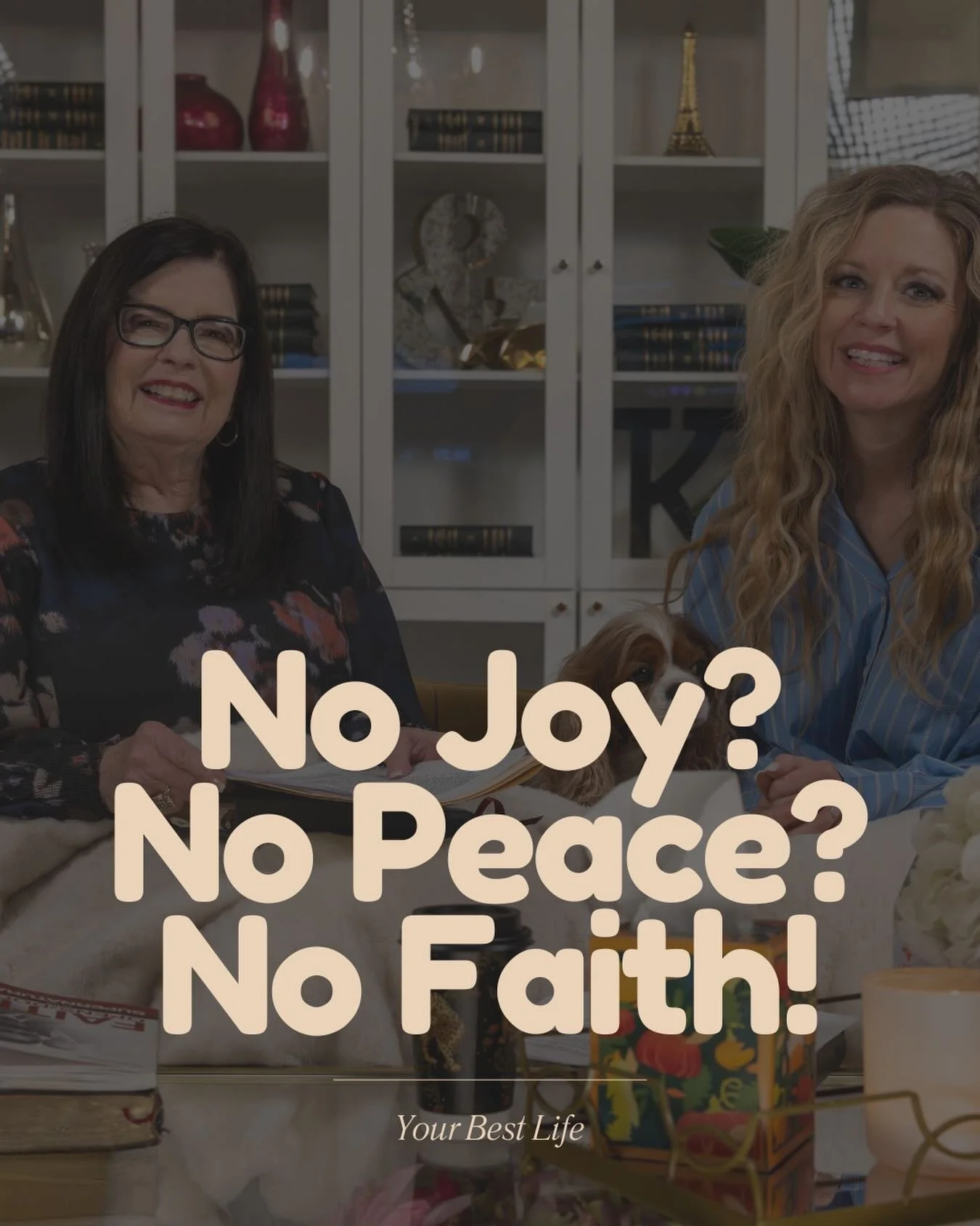Check your joy and peace!! They show where your faith is at! Join Dr. Kathy and Pastor Faith for Your Best Life, Monday-Friday at 10am MST! Live on YouTube and X: chooselife CHURCH