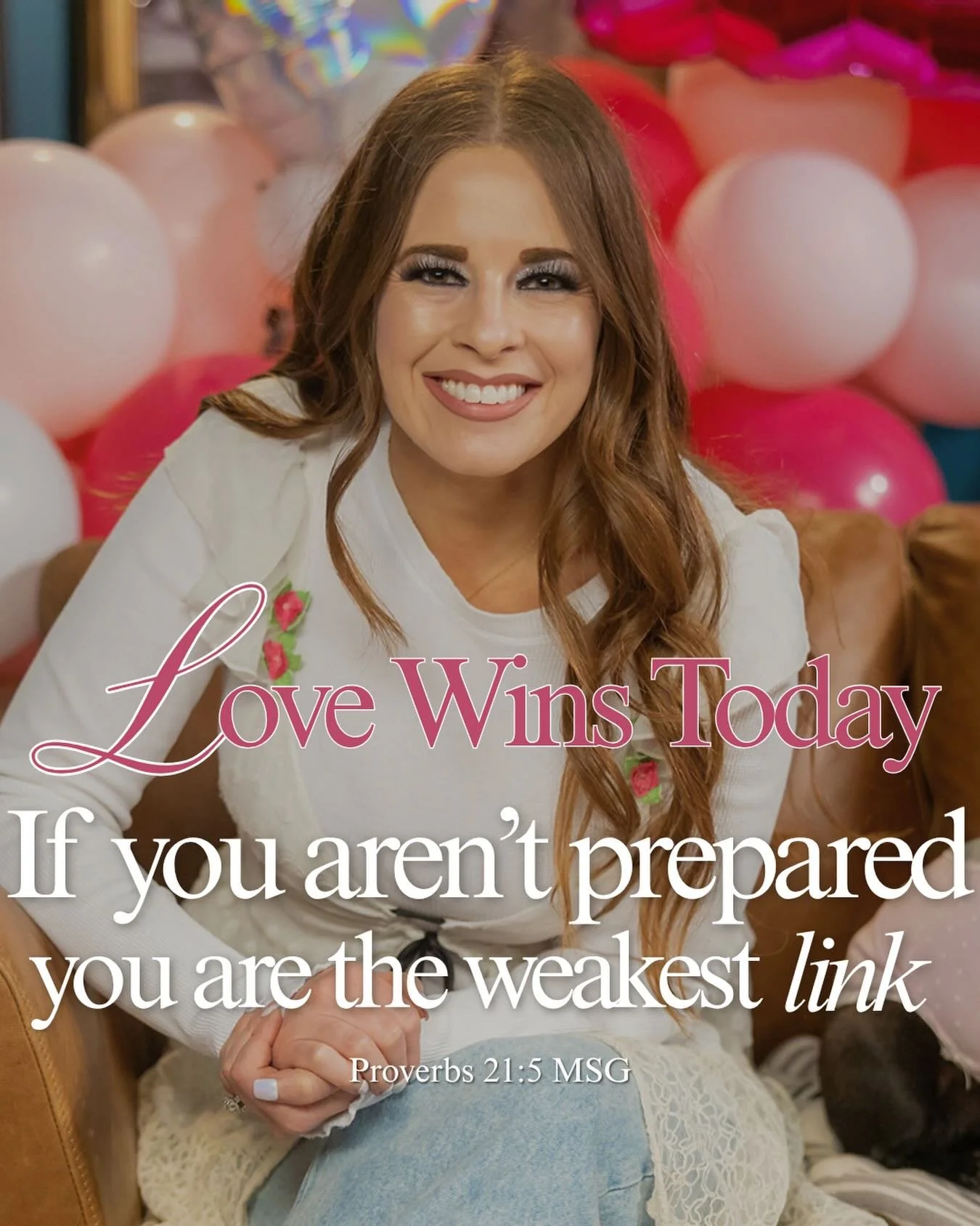 Don&rsquo;t be the weakest link! Join Pastor Charity and Pastor Faith for Love Wins Today, Monday-Friday at 7:30am MST! Live on YouTube and X: chooselife CHURCH