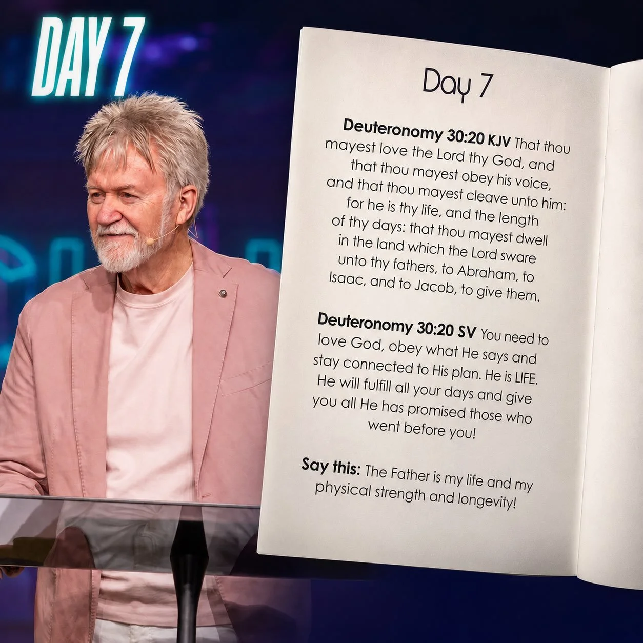 Day 7️⃣

Life isn&rsquo;t found in more success, more money, or more achievements&mdash;it&rsquo;s found in Him.

&ldquo;For He is your life, and the length of your days&hellip;&rdquo; &mdash; Deuteronomy 30:20