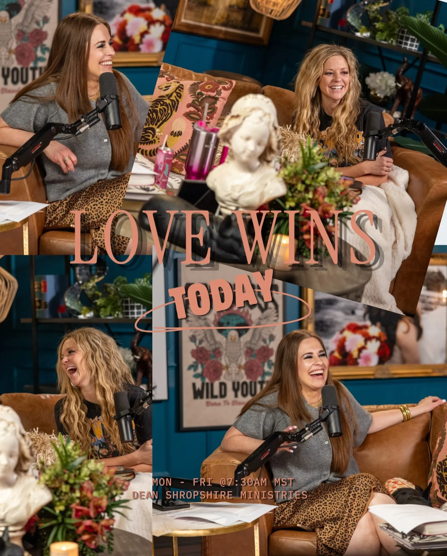 Love Wins Today ❕❕❕ with Pastor Charity &amp; Pastor Faith 

Join us LIVE tomorrow morning @7:30am MST 💗