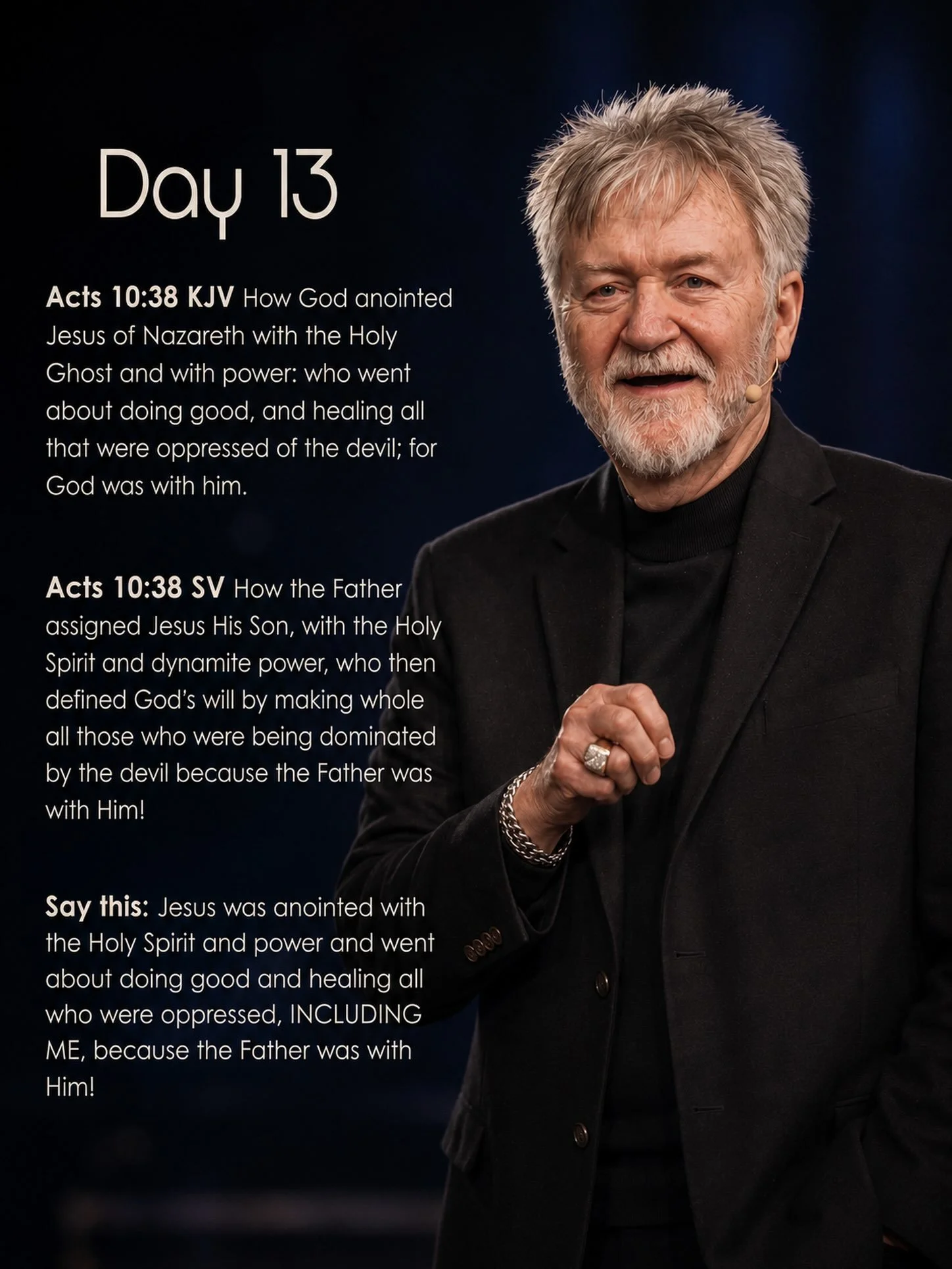 DAY 13/31 &mdash; THE WORD DIET 📖🔥

What you feed your spirit will shape your life. Stay in the Word. Stay hungry. 📖🫵