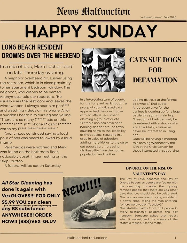 Sunday News with News Malfunction