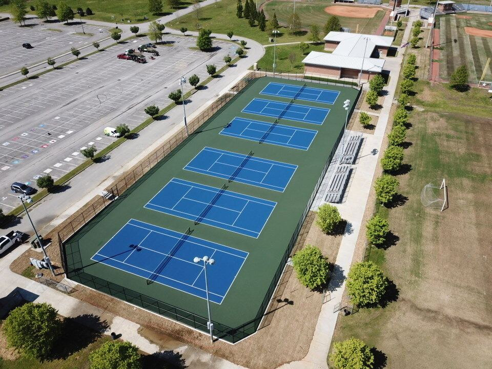 Heritage High School Tennis Courts Tyson Associates Construction Company