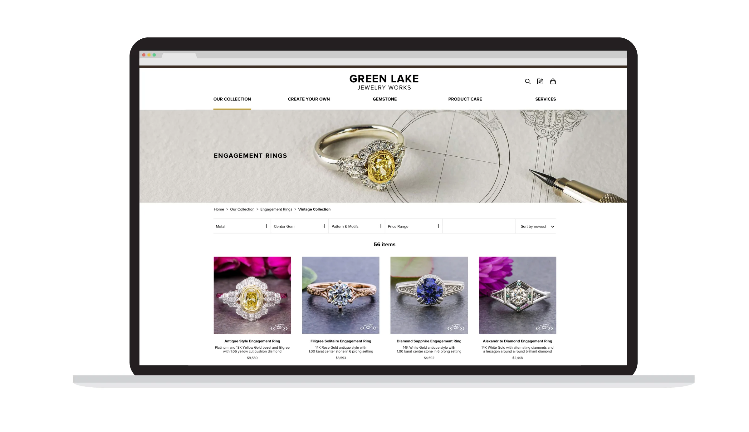 Category page - desktop