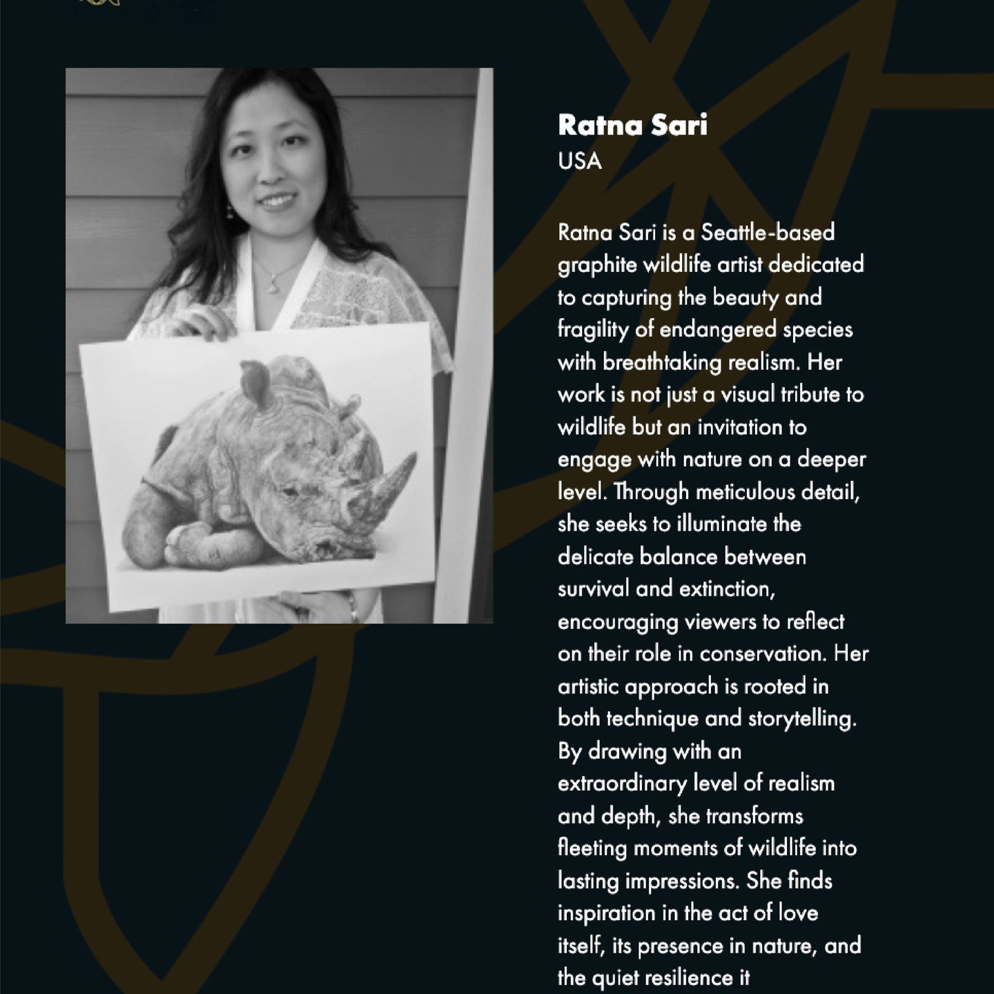 🎉 April Update! 🎉

 I&rsquo;m incredibly honored to share that I was invited by Golden Turtle International Wildlife Art &amp; Photography to serve as a jury member for their prestigious competition! 🐾🖤

https://wncontest.ru/en/art/

Over the pas